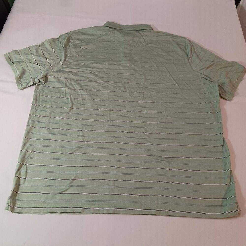 Jos A Bank Traditional Fit Men Green Stripes Short Sleeve Cotton Polo Shirt 4XLT - Picture 11 of 14